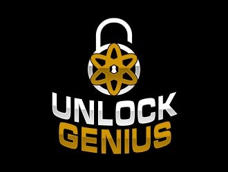 Unlock Genius logo design by ChilmiFahruzi