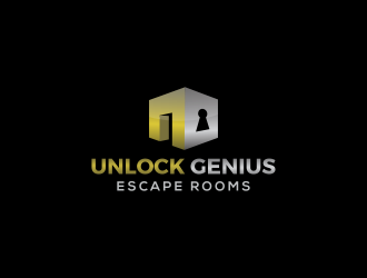 Unlock Genius logo design by rifted
