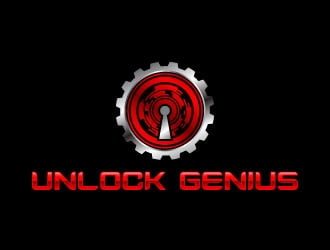 Unlock Genius logo design by daywalker