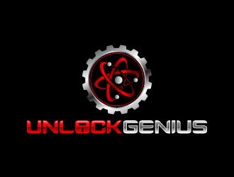 Unlock Genius logo design by daywalker