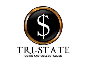 Tri-state coins and collectables logo design by gihan