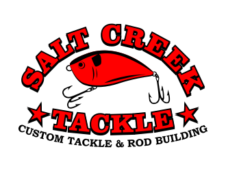 Salt Creek Tackle logo design by Dakon