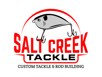 Salt Creek Tackle logo design by Dakon