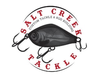 Salt Creek Tackle logo design by LucidSketch