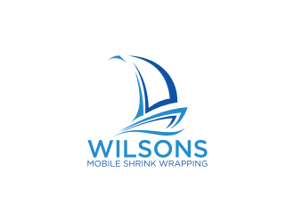 Wilsons mobile shrink wrapping  logo design by dewipadi