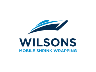 Wilsons mobile shrink wrapping  logo design by RIANW