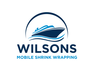 Wilsons mobile shrink wrapping  logo design by RIANW