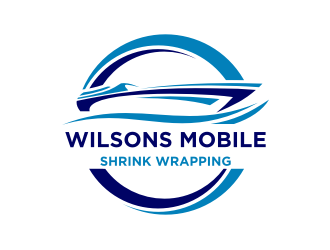 Wilsons mobile shrink wrapping  logo design by vostre
