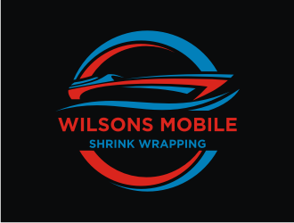 Wilsons mobile shrink wrapping  logo design by vostre