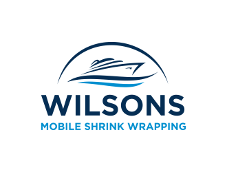 Wilsons mobile shrink wrapping  logo design by RIANW