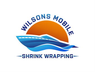Wilsons mobile shrink wrapping  logo design by cholis18