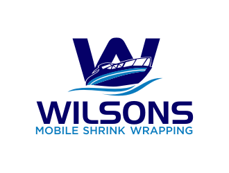 Wilsons mobile shrink wrapping  logo design by BintangDesign