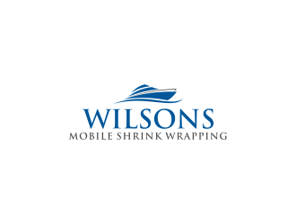 Wilsons mobile shrink wrapping  logo design by L E V A R