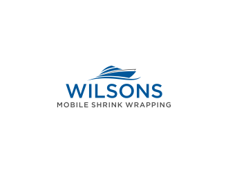Wilsons mobile shrink wrapping  logo design by L E V A R