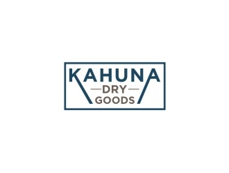 Kahuna Dry Goods logo design by bricton
