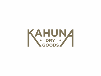 Kahuna Dry Goods logo design by arturo_