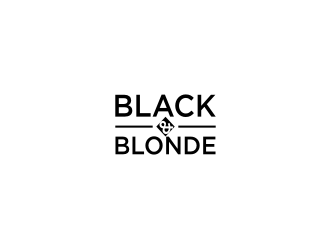 Black and Blonde logo design by rief