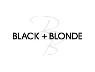 Black and Blonde logo design by J0s3Ph