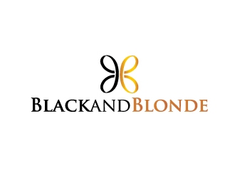 Black and Blonde logo design by Marianne