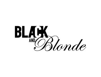 Black and Blonde logo design by daywalker