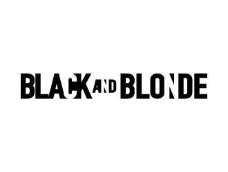 Black and Blonde logo design by daywalker