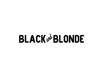 Black and Blonde logo design by jenyl