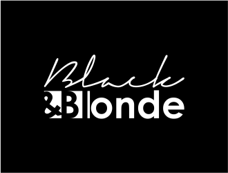 Black and Blonde logo design by meliodas