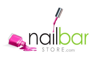 Nailbar Store logo design by REDCROW