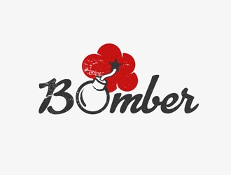 Bomber logo design by Arrs