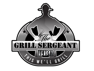 The Grill Sergeant BBQ logo design by DreamLogoDesign