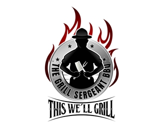 The Grill Sergeant BBQ logo design by DreamLogoDesign