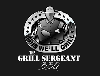 The Grill Sergeant BBQ logo design by DreamLogoDesign