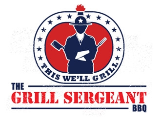 The Grill Sergeant BBQ logo design by shere