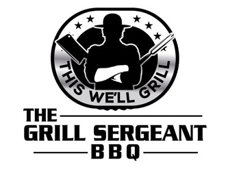 The Grill Sergeant BBQ logo design by shere