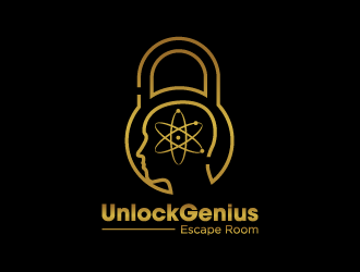 Unlock Genius logo design by torresace
