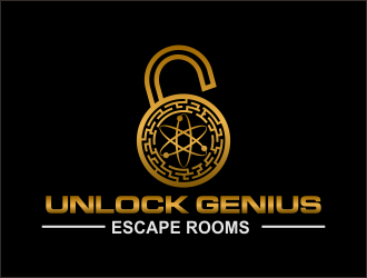 Unlock Genius logo design by bosbejo
