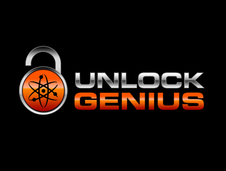 Unlock Genius logo design by kunejo