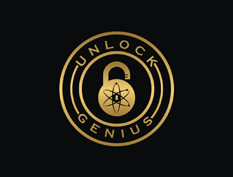 Unlock Genius logo design by ndaru
