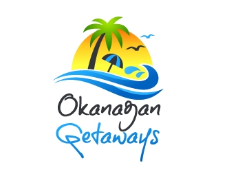 Okanagan Getaways logo design by Dawnxisoul393
