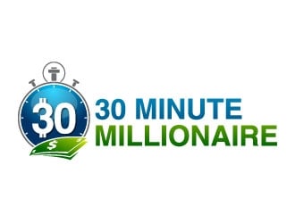 30 Minute Millionaire logo design by J0s3Ph