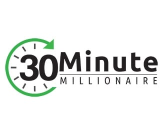 30 Minute Millionaire logo design by pipp