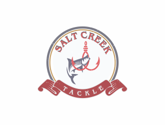 Salt Creek Tackle logo design by rifted