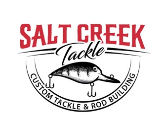 Salt Creek Tackle logo design by shere