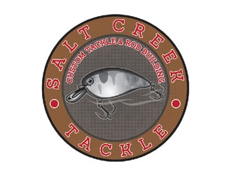 Salt Creek Tackle logo design by LucidSketch