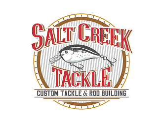 Salt Creek Tackle logo design by Republik
