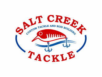 Salt Creek Tackle logo design by mutafailan