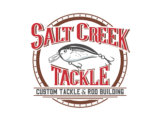 Salt Creek Tackle logo design by Republik