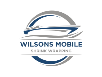 Wilsons mobile shrink wrapping  logo design by vostre
