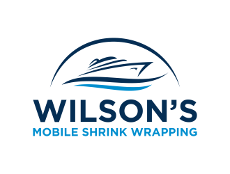 Wilsons mobile shrink wrapping  logo design by RIANW