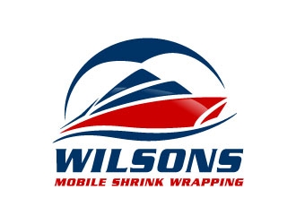 Wilsons mobile shrink wrapping  logo design by J0s3Ph